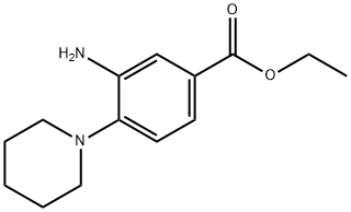 Ethyl 3-aMino-4-(piperidin-1-yl)benzoate Structure