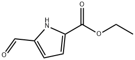 5-ホルミル-1H-ピロール-2-カルボン酸エチル 化学構造式