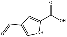 4-Formyl-1H-pyrrole-2-carboxylic acid Struktur