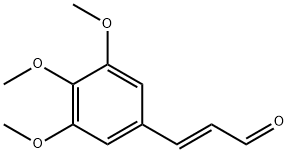 (2E)-3-(3,4,5-三甲氧基苯基)丙烯醛, 71277-13-9, 结构式