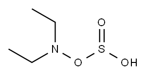 diethylamine hydrogen sulfite Struktur