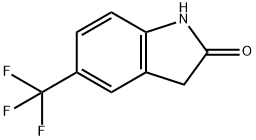 5-三氟甲基-2-氧化吲哚, 71293-62-4, 结构式