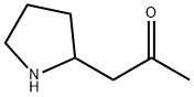 1-(吡咯烷-2-基)丙烷-2-酮, 71294-64-9, 结构式