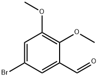 5-BROMO-2 3-DIMETHOXYBENZALDEHYDE  97 Struktur