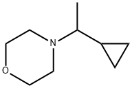 Morpholine,  4-(1-cyclopropylethyl)- Structure