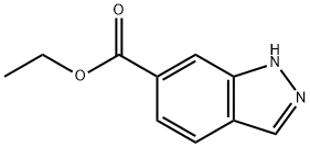 1H-吲唑-6-羧酸乙酯, 713-09-7, 结构式