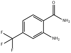 2-amino-4-(trifluoromethyl)benzamide  Struktur