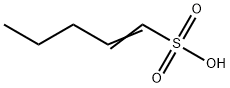 1-Penten-1-sulfonicacid 化学構造式