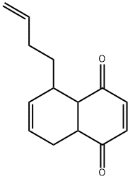 5-(3-Butenyl)-4a,5,8,8a-tetrahydro-1,4-naphthalenedione Structure