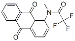 N-[(9,10-Dihydro-9,10-dioxoanthracen)-1-yl]-2,2,2-trifluoro-N-methylacetamide Structure