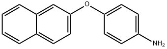 2-(4-アミノフェノキシ)ナフタレン 化学構造式