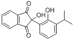 2-Hydroxy-2-(2-hydroxy-3-(1-methylethyl)phenyl)-1H-indene-1,3(2H)-dion e,71313-31-0,结构式