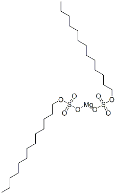 ビス(トリデシルオキシスルホニルオキシ)マグネシウム 化学構造式