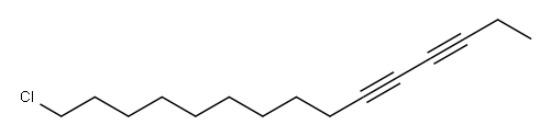 15-Chloro-3,5-pentadecadiyne Struktur