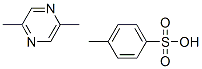 Pyrazine, 2,5-dimethyl-, p-toluenesulfonate Structure