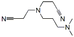 3,3'-[[3-(ジメチルアミノ)プロピル]イミノ]ビス(プロパンニトリル) 化学構造式