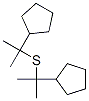 シクロペンチルイソプロピルスルフィド 化学構造式