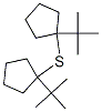 tert-ブチルシクロペンチルスルフィド 化学構造式