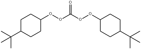 ジペルオキシ炭酸ビス[4-(1,1-ジメチルエチル)シクロヘキシル] 化学構造式