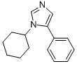 1-CYCLOHEXYL-5-PHENYLIMIDAZOLE 化学構造式