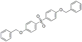 1,1'-スルホニルビス[4-(フェニルメトキシ)ベンゼン] 化学構造式