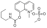 Quinolinium, 8-hydroxy-1-methyl-, methylsulfate, butylcarbamate Structure