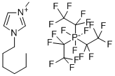 713512-19-7 1-Hexyl-3-methylimidazolium tris(pentafluoroethyl)trifluorophosphate