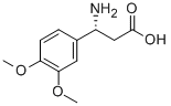(R)-3-Amino-3-(3,4-dimethoxy-phenyl)-propionic acid Structure
