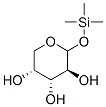 D-Arabinopyranose, 1-O-(trimethylsilyl)- (9CI) Struktur