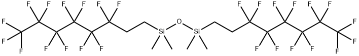 BIS(TRIDECAFLUORO-1,1,2,2-TETRAHYDROOCTYL)TETRAMETHYLDISILOXANE Structure