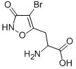 (RS)-4-BROMO-HOMO-IBOTENIC ACID 化学構造式
