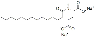 肉豆蔻酰谷氨酸钠 结构式
