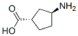 Cyclopentanecarboxylic acid, 3-amino-, (1S,3S)- (9CI) Structure