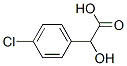 4-クロロ-DL-マンデル酸 化学構造式