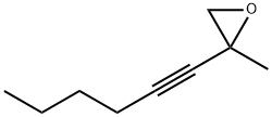 2-HEX-1-YNYL-2-METHYL-OXIRANE Struktur