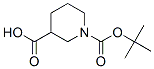1-BOC-哌啶-3-羧酸, 71381-75-4, 结构式