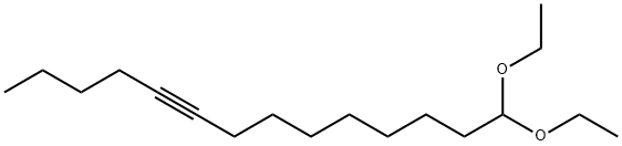 14,14-Diethoxy-5-tetradecyne Struktur