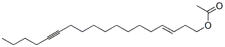 (E)-3-Octadecen-13-yn-1-ol acetate Structure