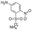5-アミノ-2-ニトロベンゼンスルホン酸アンモニウム 化学構造式
