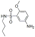 5-amino-N-butyl-2-methoxybenzenesulphonamide Structure