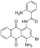 2-amino-N-(4-amino-3-bromo-9,10-dihydro-9,10-dioxo-1-anthryl)benzamide|
