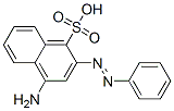 4-amino(phenylazo)naphthalene-1-sulphonic acid Struktur