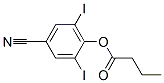 4-氰基-2,6-二碘苯基丁酸酯, 71412-25-4, 结构式