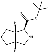 (1S,3AR,6AS)-八氢环戊烯并[C]吡咯-1-羧酸叔丁酯, 714194-68-0, 结构式