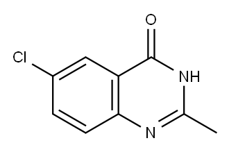 6-chloro-2-methyl-4(1H)-quinazolinone Structure