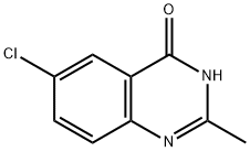 6-chloro-2-methyl-4(1H)-quinazolinone Structure