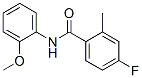 Benzamide, 4-fluoro-N-(2-methoxyphenyl)-2-methyl- (9CI) Structure