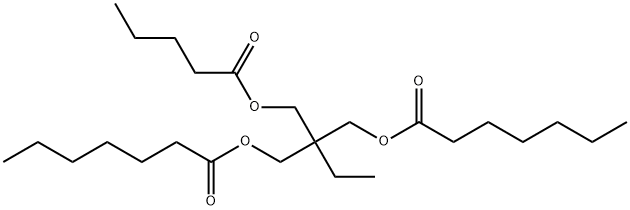 Bis(heptanoic acid)2-ethyl-2-[[(1-oxopentyl)oxy]methyl]-1,3-propanediyl ester|