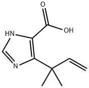 1H-Imidazole-5-carboxylic  acid,  4-(1,1-dimethyl-2-propen-1-yl)- Structure