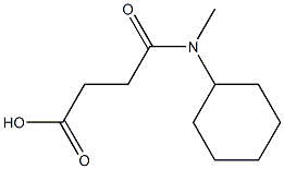 4-[CYCLOHEXYL(METHYL)AMINO]-4-OXOBUTANOIC ACID Structure